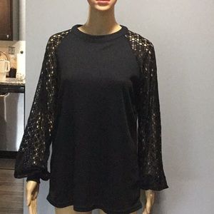 Lace Sleeve Shirt